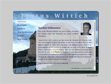 Tablet Screenshot of justus-wittich.de